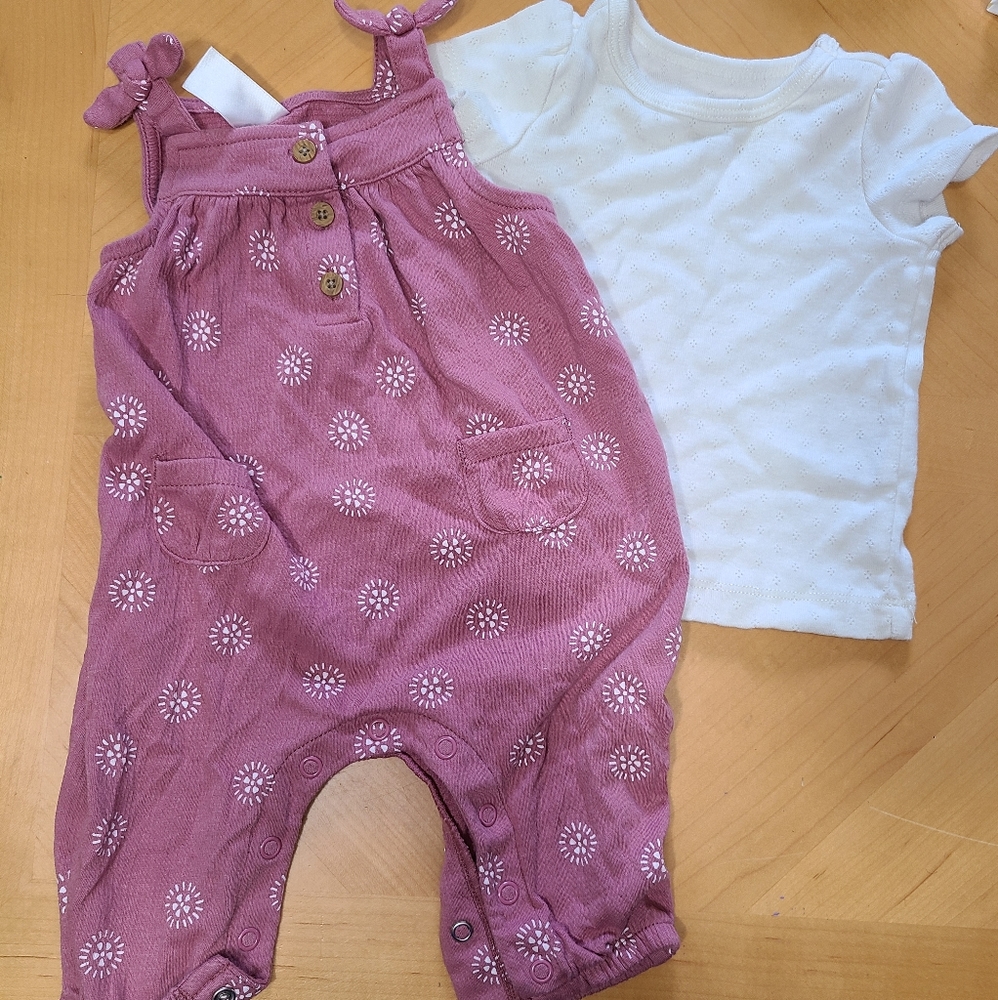 Girls rompers. Size 3 months